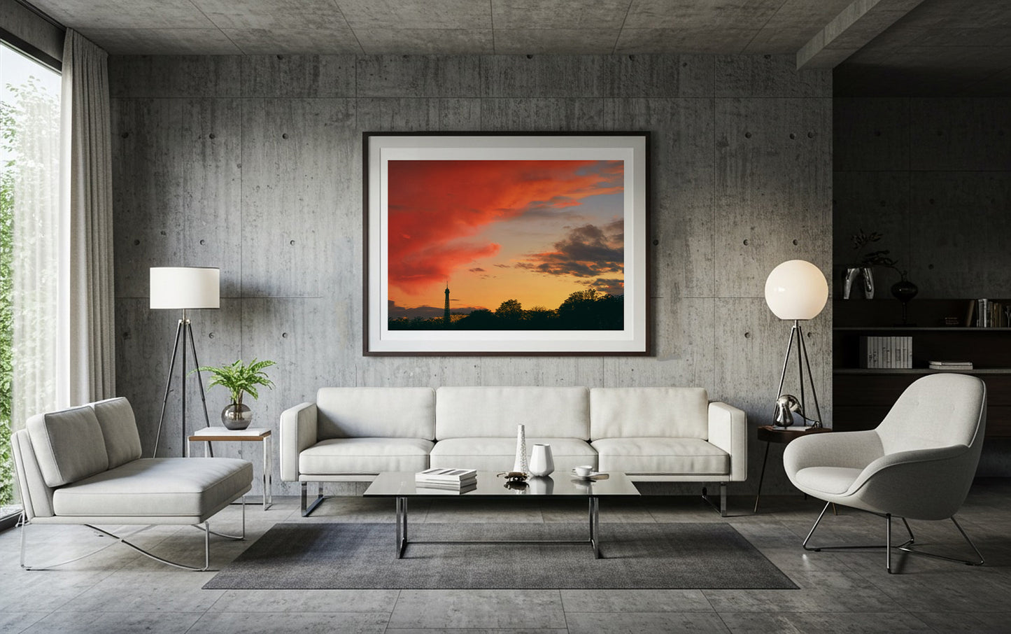 fine art photography hanging on a wall