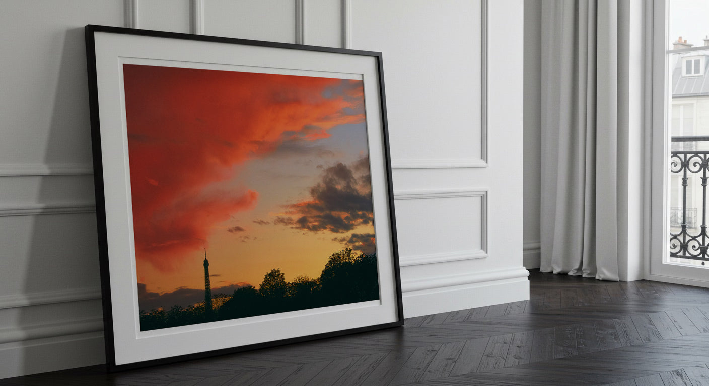 framed fine art print
