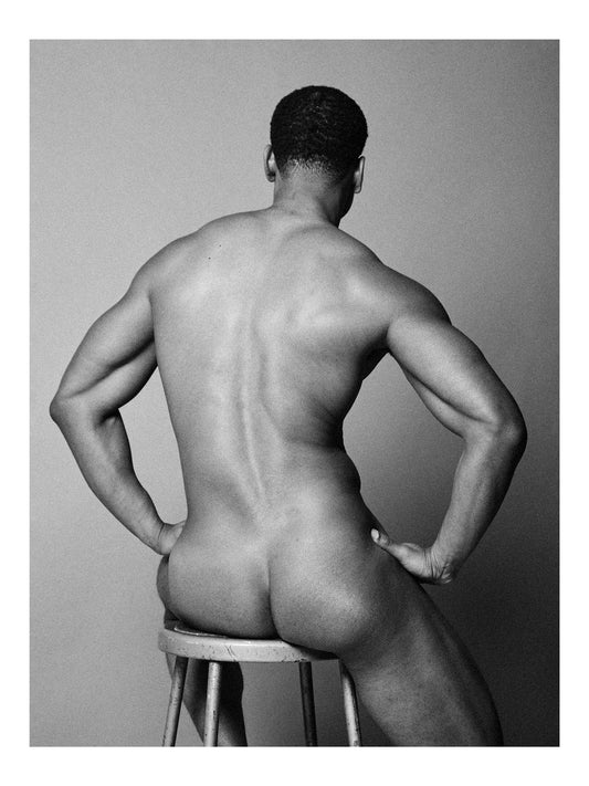 Black and white Male Nude Photography Printed on Hahnemühle Photo Rag Baryta