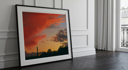 framed fine art print 