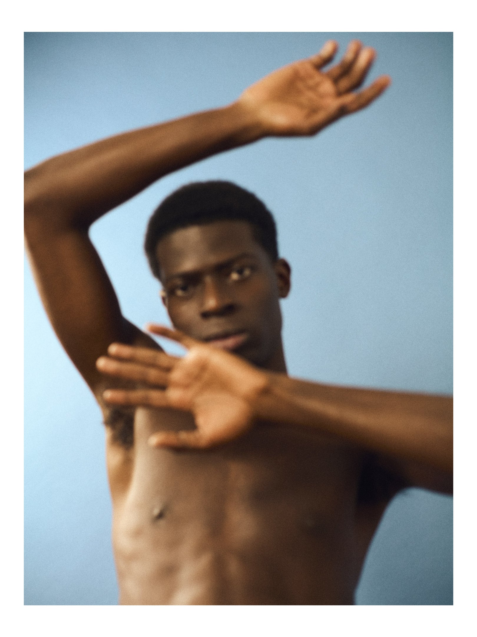 Male Motion Portrait color photography
